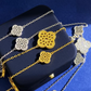 FY102 New Fashion Gold Color Long Diamond Necklace  for Woman Jewelry Beautiful Jewelry To Choose Gift
