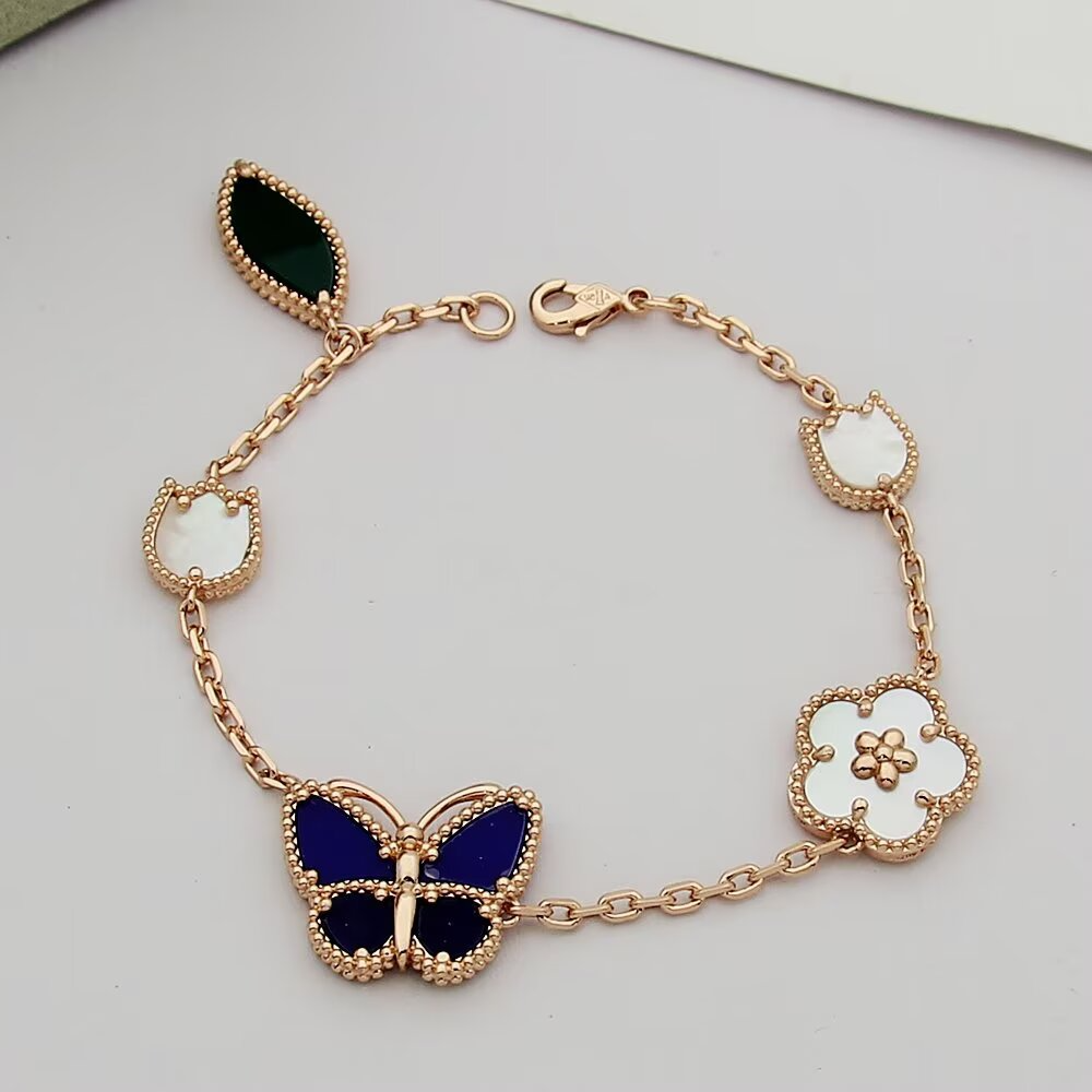 VEM34 New trendy and luxurious butterfly bracelet - Unique design with high-end style, versatile accessory for all occasions