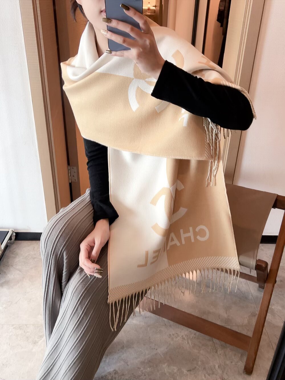 CEM425 new arrive  Hot sale deep blue white color fashion beautiful  scarf  for woman gift  to choose 45*170cm