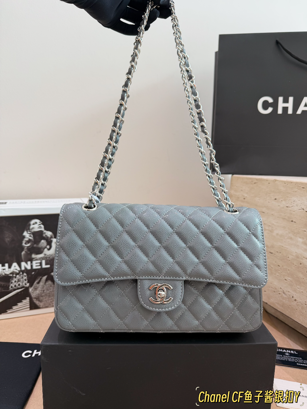 CEM475 New arrive fashion black white pink khaki  red grey green bag for woman hands bag beautiful gift to choose gift 26cm