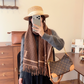 DEM332 new arrive  Hot sale black brown khaki light brown light blue color fashion beautiful  scarf  for woman gift  to choose size 180*60cm