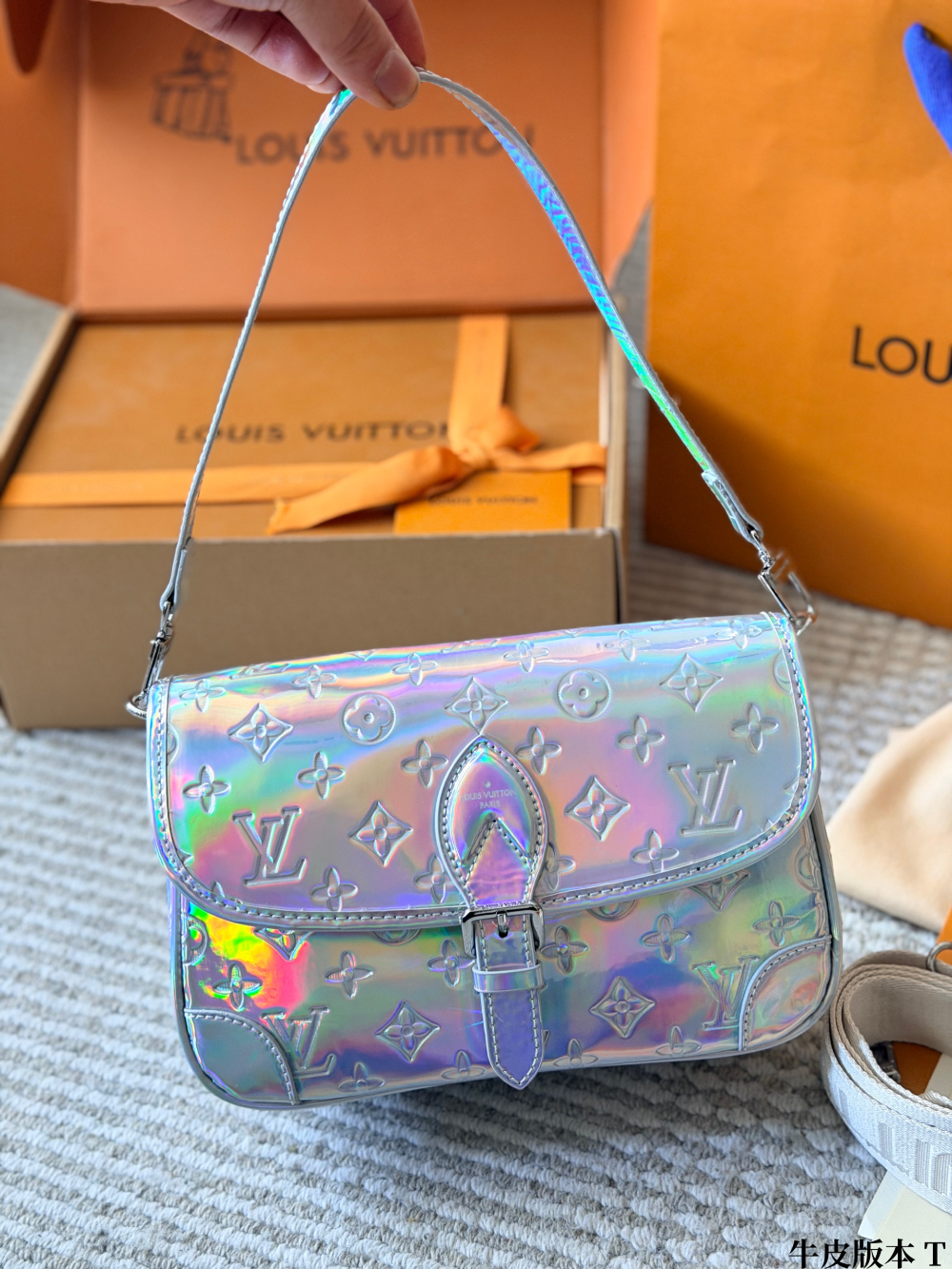 LEM611 New arrive fashion silver color bag for woman beautiful gift to choose 24*15cm