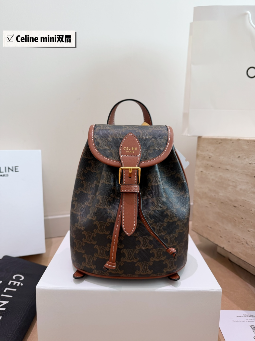 CLEM52 New arrive fashion brown bag for woman hands bag beautiful gift to choose gift  17*21cm