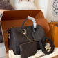 LEM659 New arrive fashion black orange-red silver dark coffee bag for woman hands bag beautiful gift to choose gift 30cm