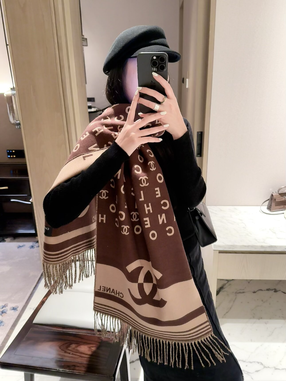 CEM360 new arrive  Hot sale pink brown color fashion beautiful  scarf  for woman gift  to choose
