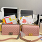 CEM292 New arrive fashion black white pink bag for woman hands bag beautiful gift to choose gift 25*15cm