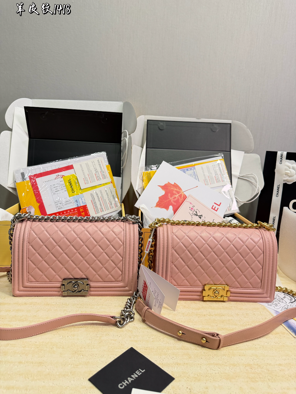 CEM292 New arrive fashion black white pink bag for woman hands bag beautiful gift to choose gift 25*15cm