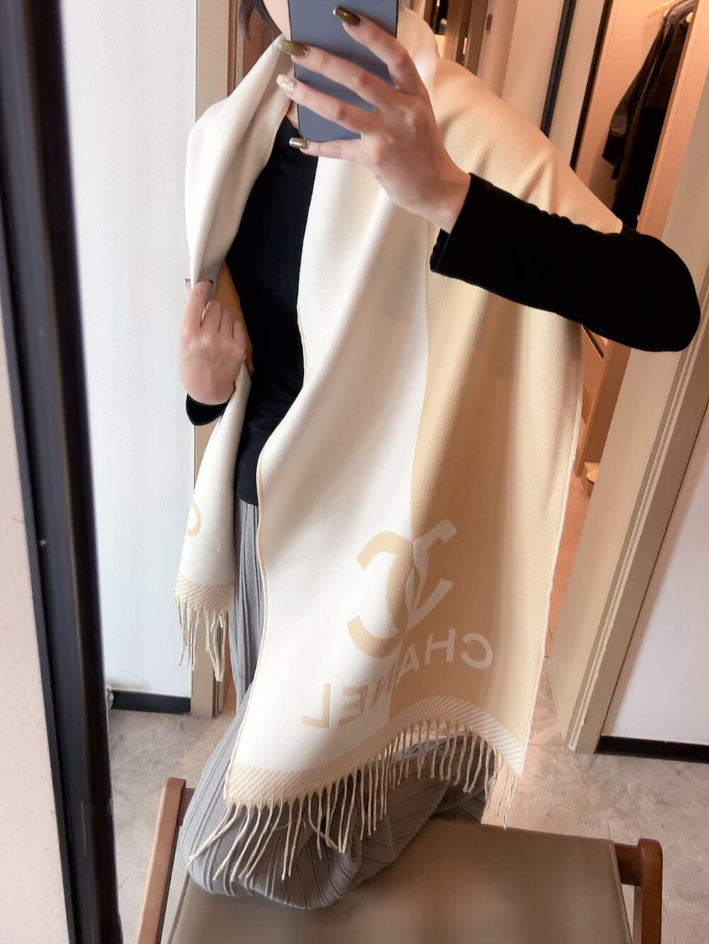 CEM425 new arrive  Hot sale deep blue white color fashion beautiful  scarf  for woman gift  to choose 45*170cm