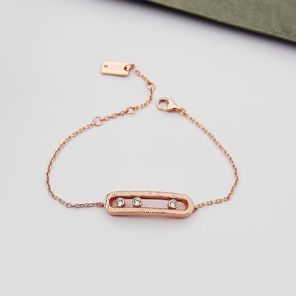 MEM08 Luxury Bracelet Classic Bracelet Designer for Women Cuff copper Bangle