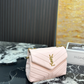 YLEM10 New arrive fashion pink khaki black  brown coffee  color bag for woman beautiful gift to choose 22*7*17cm