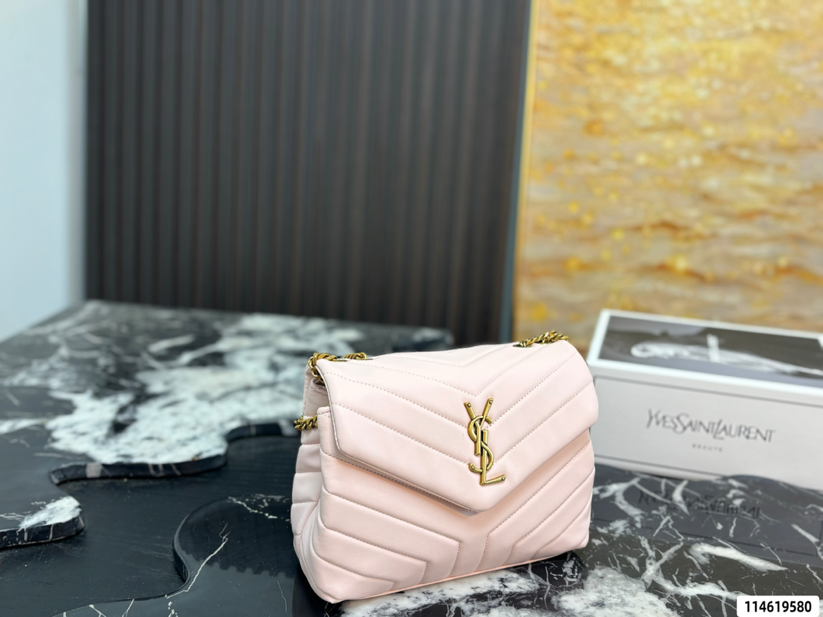 YLEM10 New arrive fashion pink khaki black  brown coffee  color bag for woman beautiful gift to choose 22*7*17cm