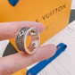 LEM570 New Classic Ring Brand Designer Titanium Steel Ring Gold Ring Women Mens Ring Love Promise Jewelry