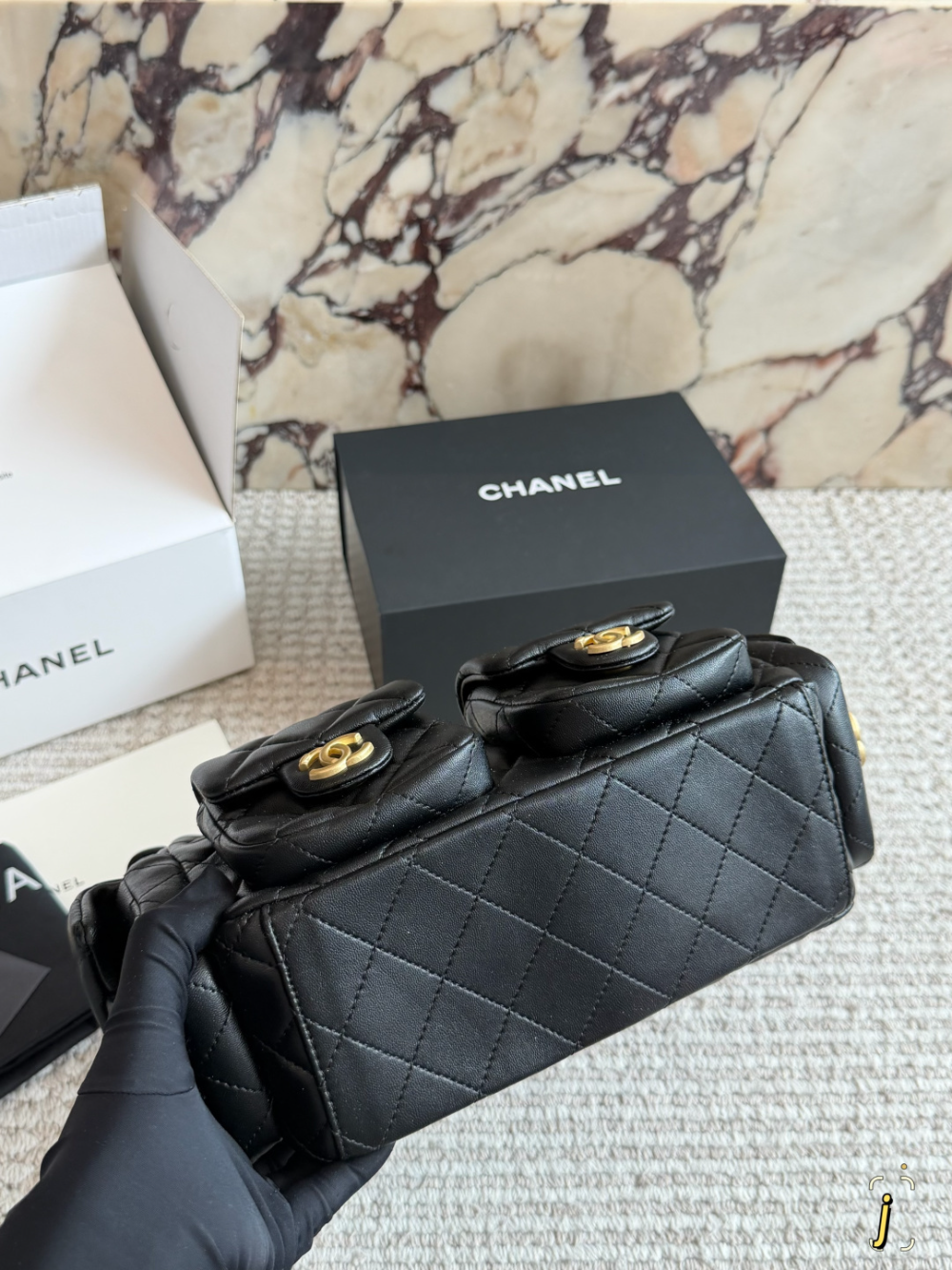 CEM311 New arrive fashion black bag for woman hands bag beautiful gift to choose gift 23*14cm