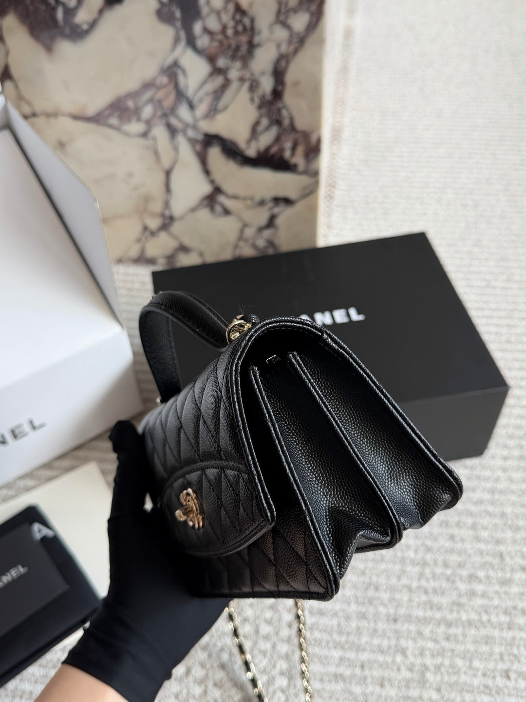 CEM282 New arrive fashion  black bag for woman hands bag beautiful gift to choose gift 19 x10cm