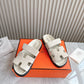 HEM103  Designer Women Slippers Sandals Shoes for Women White Color Shoes Regular Customer Wholesale Price