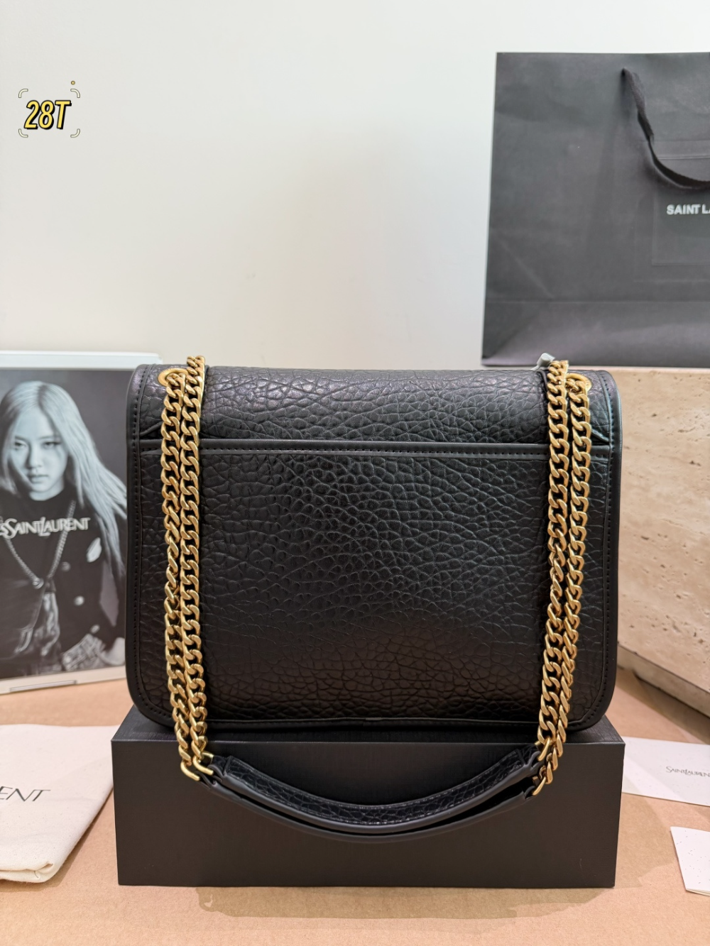 YLEM28 New arrive fashion black  red brown white bag for woman hands bag beautiful gift to choose gift 2 size