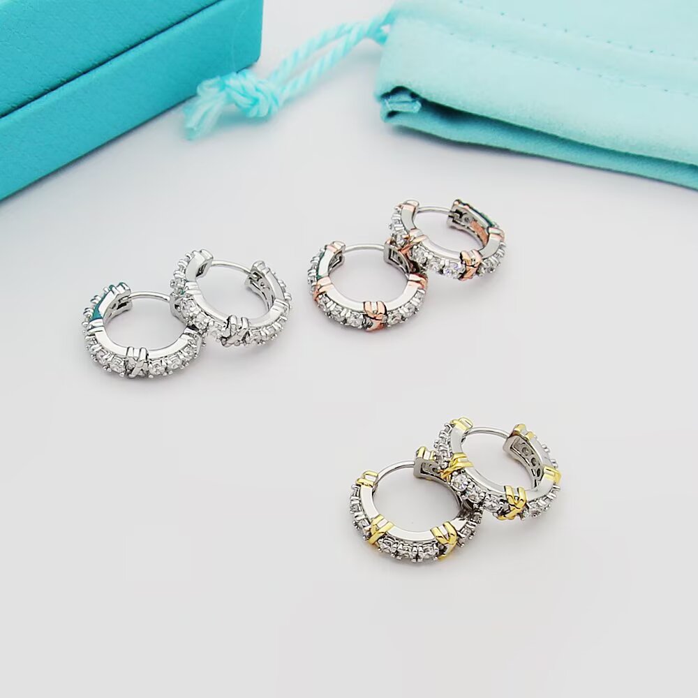 TEM21 designer earring top quality stud fashion stud earrings woman designer earring multi colors t letter women dia wedding gifts jewelry