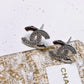 CEM253  New Arrive Gold and Silver  Color Earring Fashion Design with Diamond Earring Charm for Women Jewelry