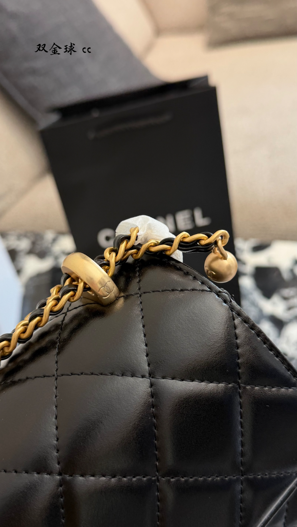 CEM385 New arrive fashion black white color bag for woman beautiful gift to choose 2 size