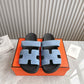 HEM102 Designer women Slippers sandals shoes for women mix color shoes high quality size 35 to 42