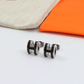 HEM143 New arrive fashion black white color earring  for woman jewelry beautiful jewelry no with box