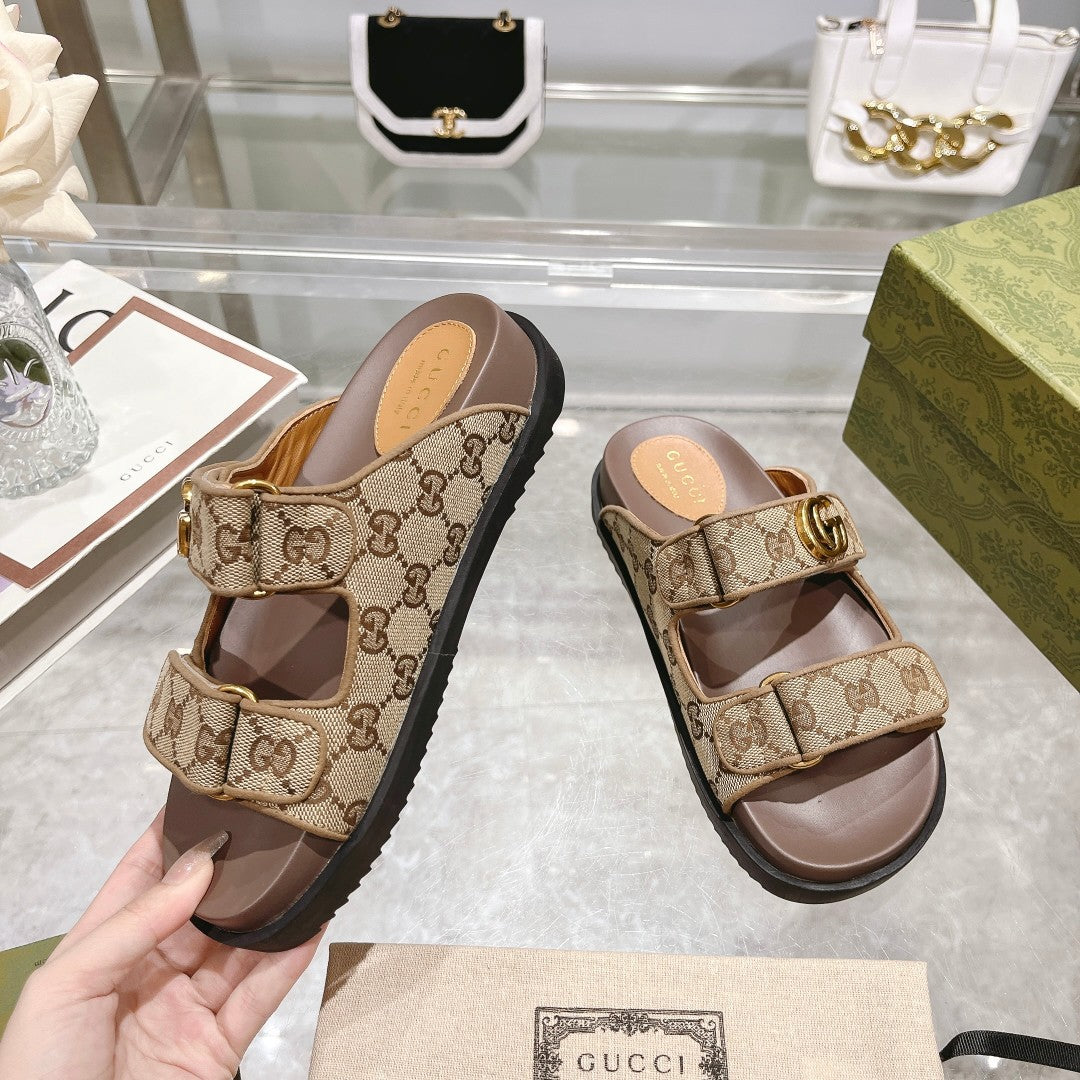 GEM126 Wholesale Outdoor Women Shoes Famous Designer Brand Female Sandals Fashion Slipper for Lady