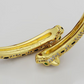 CREM230 Designer bracelets classic Miniature leopard half-diamond open bracelet couple leopard head with diamond bracelet