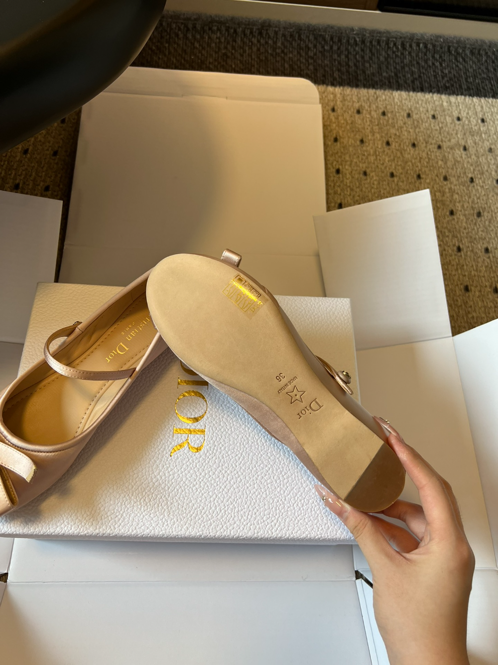 CEM298 New satin low-heeled Mary Jane shoes - Butterfly knot flat style fashionable and gentle women's shoes The color is exquisite and it is an excellent gift choice