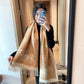HEM68 Winter Scarf Pashmina For Designers warm Scarfs Fashion Classic Women Designer Brand Cashmere Winter Scarf Wrap 180cm scarf for women Size 65*180CM