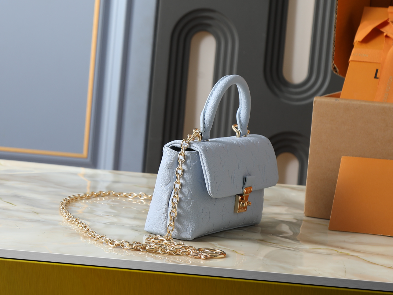 LEM467 New arrive fashion blue bag for woman hands bag beautiful gift to choose gift 21.0 x 12.5 x 6.0 cm