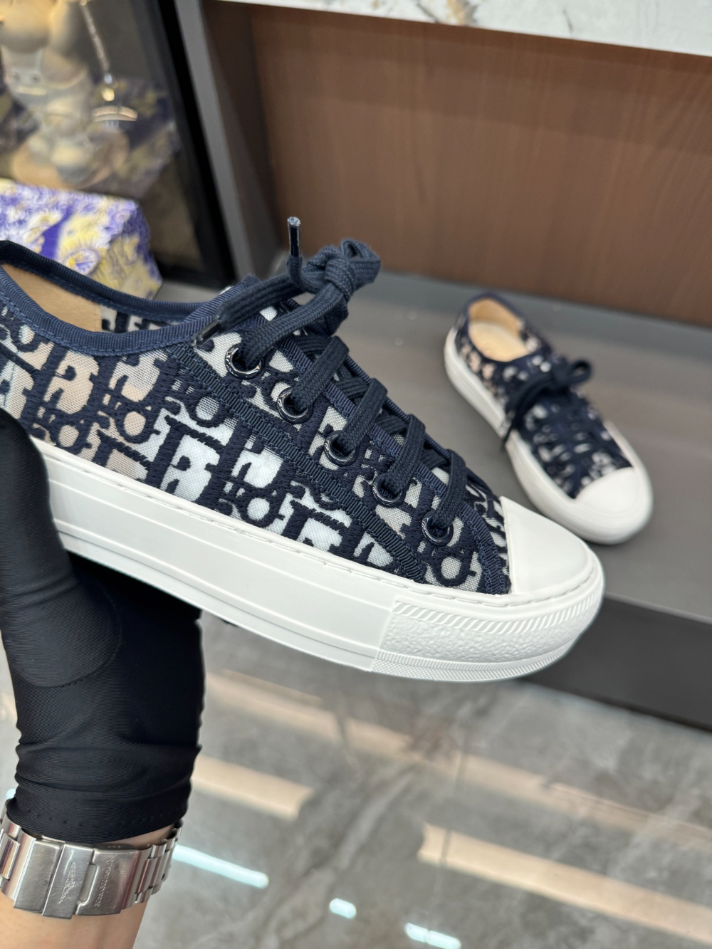 DEM318 New arrive classic fashion black grey color  shose for woman lover shose color  beautiful gift to choose Thickness 4.5 CM