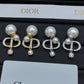 DEM249 New Arrive Fashion  with Diamond Pearl Earring  for Woman Jewelry To Choose