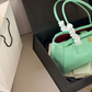 CEM290 New arrive fashion green bag for woman hands bag beautiful gift to choose gift 35*22cm