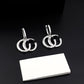 GEM150 New Arrive  Silver and Gold Color Earring Fashion Design Earring Charm for Women Jewelry 4cm Long