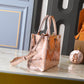 LEM333 Hot sale fashion pink bag for woman  beautiful gift  big size 35.0 x 27.0 x 14.0