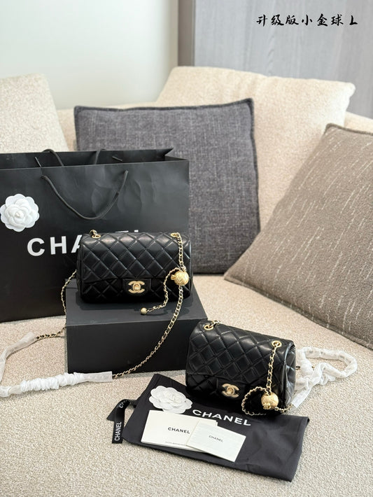 CEM243 New Designer Lambskin Leather Quilted Tabby Handbags Gold Hardware Chains Letter C Hasp Shoulder Bag