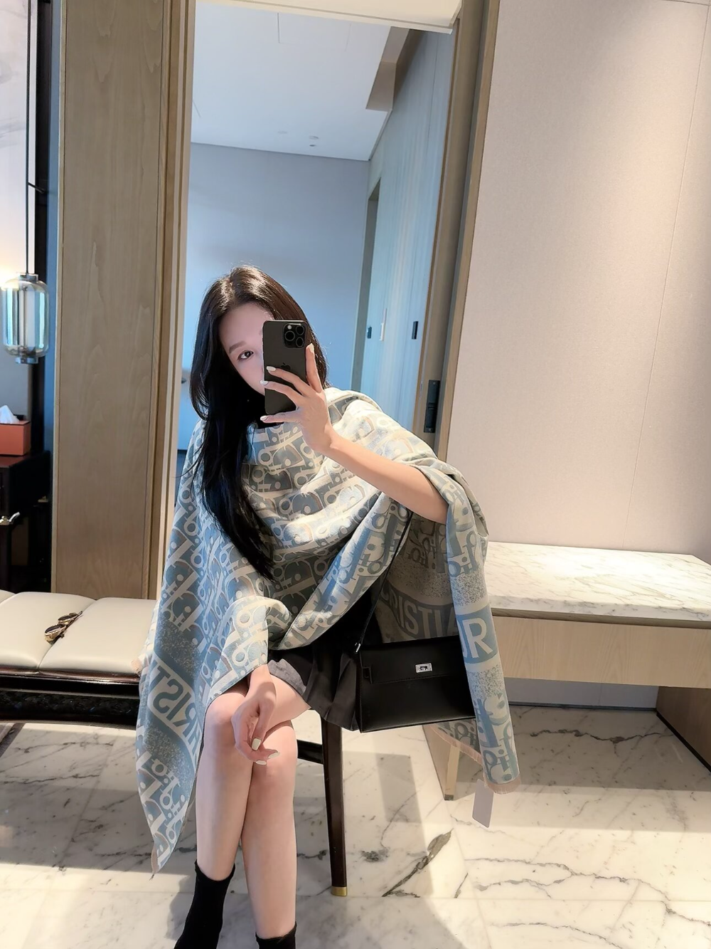 DEM385 new arrive  Hot sale brown black blue color fashion beautiful  scarf  for woman gift  to choose