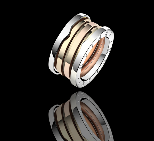 BR19  Hot Sale Fashion Rings for Women Men Jewelry Couples Cubic Zirconia Wedding Rings Bague Femme