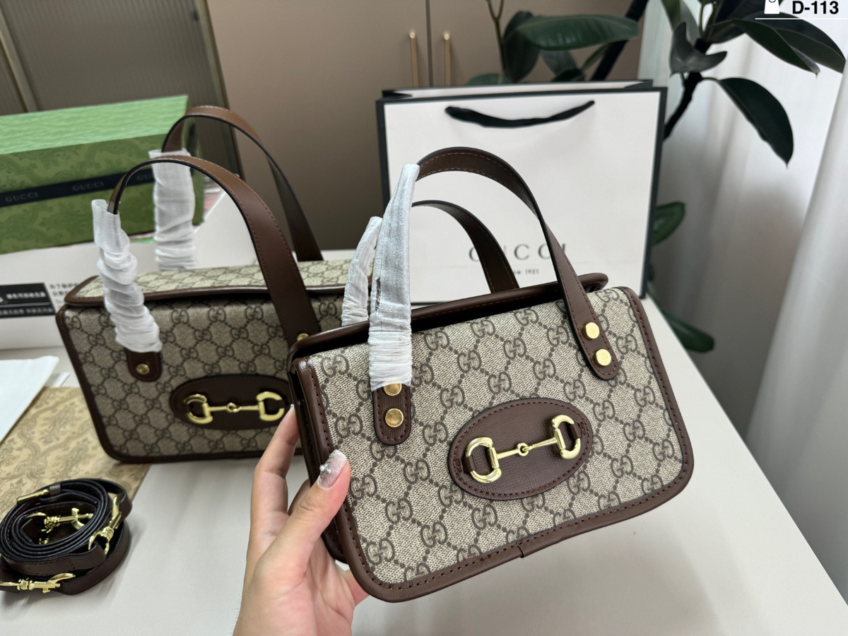 GEM244 New arrive fashion brown color bag for woman beautiful gift 2 size