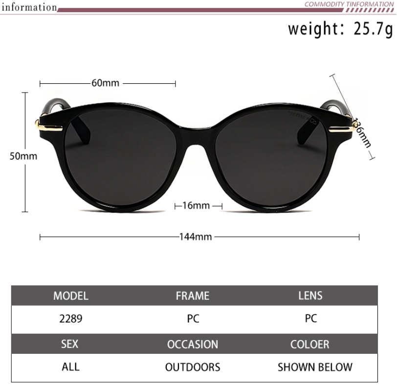 TEM60 Designer sunglasses luxury Spicy girl style sunglasses for women Sexy trend men gift glasses Beach shading UV protection polarized glasses with box