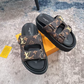 LEM500 New arrive fashion black brown shose for woman beautiful Slippers gift to choose