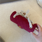 CEM505 New arrive fashion grey red khaki coffee green bag for woman hands bag beautiful gift to choose gift 20cm