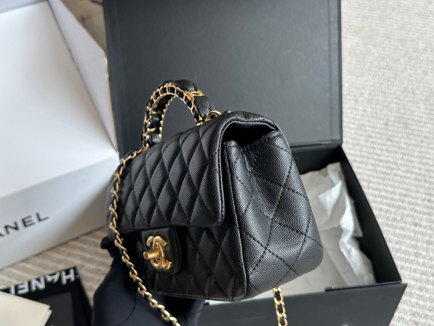 CEM196 New arrive black  color The bag for woman  to choose 25cm