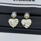 CEM209  New Arrive Fashion  Hot Sale  with Diamond Heart Earring  for Woman Jewelry To Choose