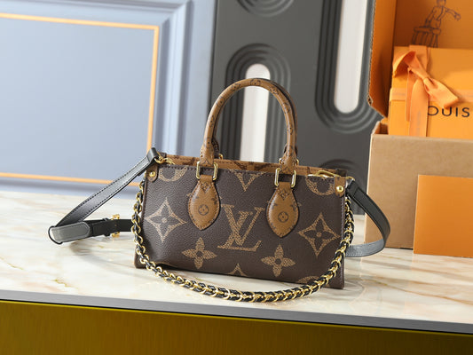 LEM433 New arrive fashion black brown bag for woman hands bag beautiful gift to choose gift 25.0 x 13.0 x 10.0 cm