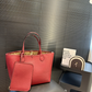 GEM265 New arrive fashion red green orange black khaki bag for woman hands bag beautiful gift to choose gift 33*29cm