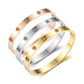 Fashion Crystal Bracelets for Women Silver Gold Rose Bangle Bracelet Titanium Jewelry