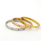 Fashion Crystal Bracelets for Women Silver Gold Rose Bangle Bracelet Titanium Jewelry