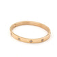 Fashion Crystal Bracelets for Women Silver Gold Rose Bangle Bracelet Titanium Jewelry