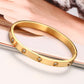 Fashion Gold Plating Bracelets&Bangles for Women Rose Gold Color Charming CZ Cuff Bracelet  Jewellery Gift